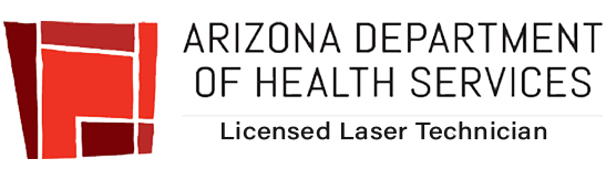 Arizona Department of Health Services Licensed Laser Technician Logo